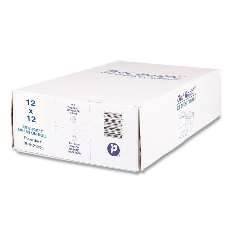 INTEGRATED BAGGING SYSTEMS Ice Bucket Liner Bags, 96 oz, 12" x 12", Clear, 1,000/Carton (IBSBLR121206) thumbnail 3