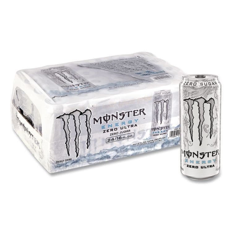 MONSTER BEVERAGE CORPORATION Ultra Zero, Original, 16 oz Bottle, 24/Carton (GRR22002677)