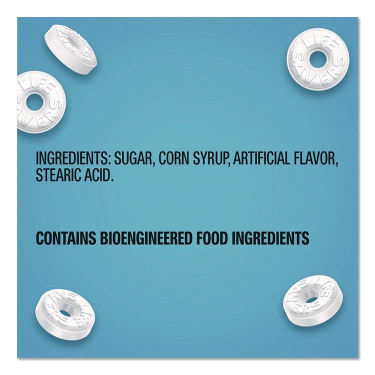 THE WRIGLEY COMPANY Mints Pep-O-Mint, Peppermint, Individually Wrapped, 53.95 oz Bag (GRR22002650) thumbnail 4