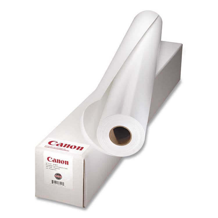 CANON USA, . Satin Photographic Paper Roll, 3" Core, 10 mil, 24" x 100 ft, Satin White (CNM2047V145)