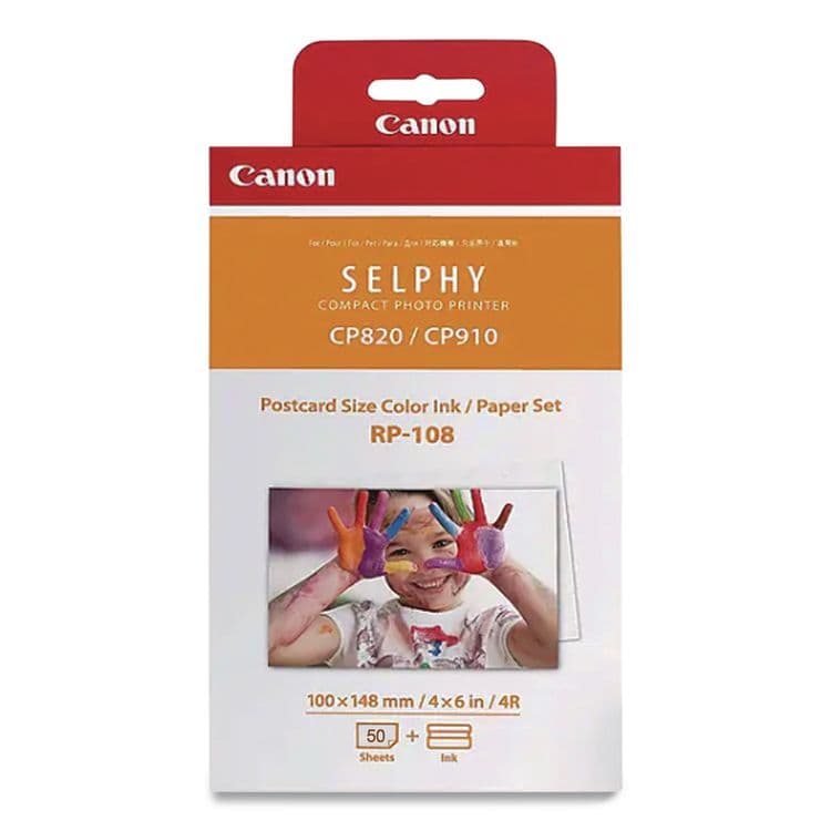 CANON USA, . 8568B001 (RP-108) Ink/Paper Combo, 50 Page-Yield, Tri-Color (CNM8568B001) thumbnail 4