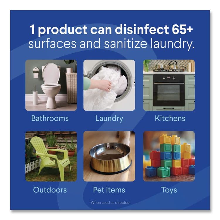 CLOROX SALES CO. Concentrated Regular Disinfecting Bleach, 43 oz Bottle, 6/Carton (CLO32260) thumbnail 3