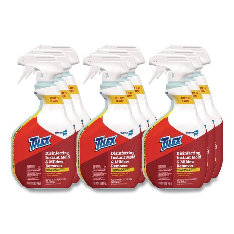 CLOROX SALES CO. CloroxPro Disinfecting Instant Mold and Mildew Remover, 32 oz Smart Tube Spray, 9/Carton (CLO35600CT)