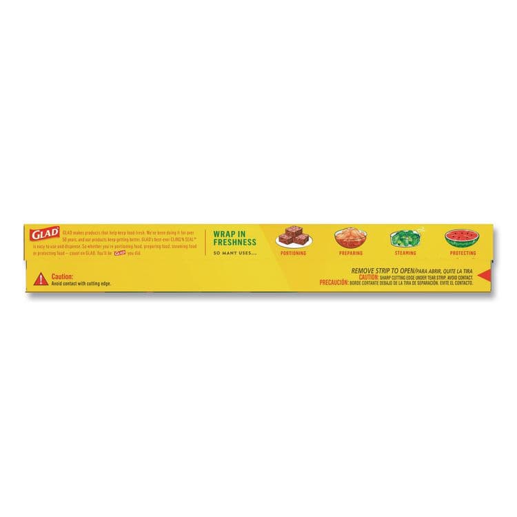 CLOROX SALES CO. Cling'N Seal Plastic Food Wrap, 12" x 33.3 yd, 100 sq ft Roll, 16 Rolls/Carton (CLO60684) thumbnail 3