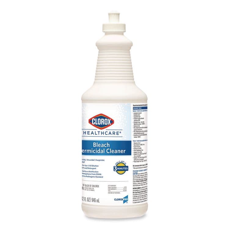 CLOROX SALES CO. Bleach Germicidal Cleaner, 32 oz Pull-Top Bottle, 6/Carton (CLO68832) thumbnail 3