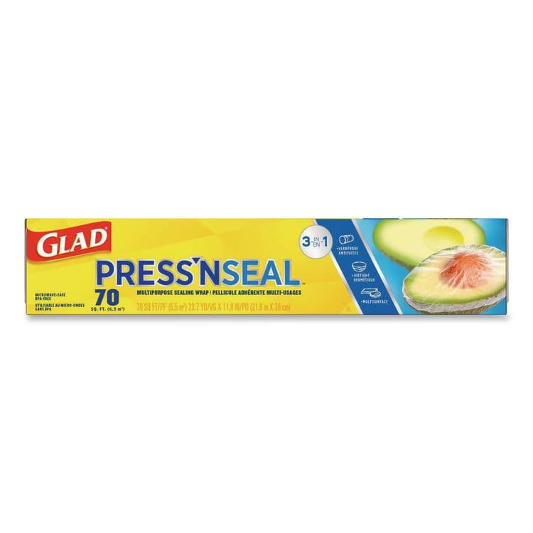 CLOROX SALES CO. Press'n Seal Food Plastic Wrap, 11.8" x 23.7 yd, 12/Carton (CLO70441) thumbnail 2