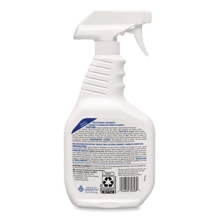 CLOROX SALES CO. Hydrogen-Peroxide Cleaner/Disinfectant, 32 oz Spray Bottle, 9/Carton (CLO30828) thumbnail 4