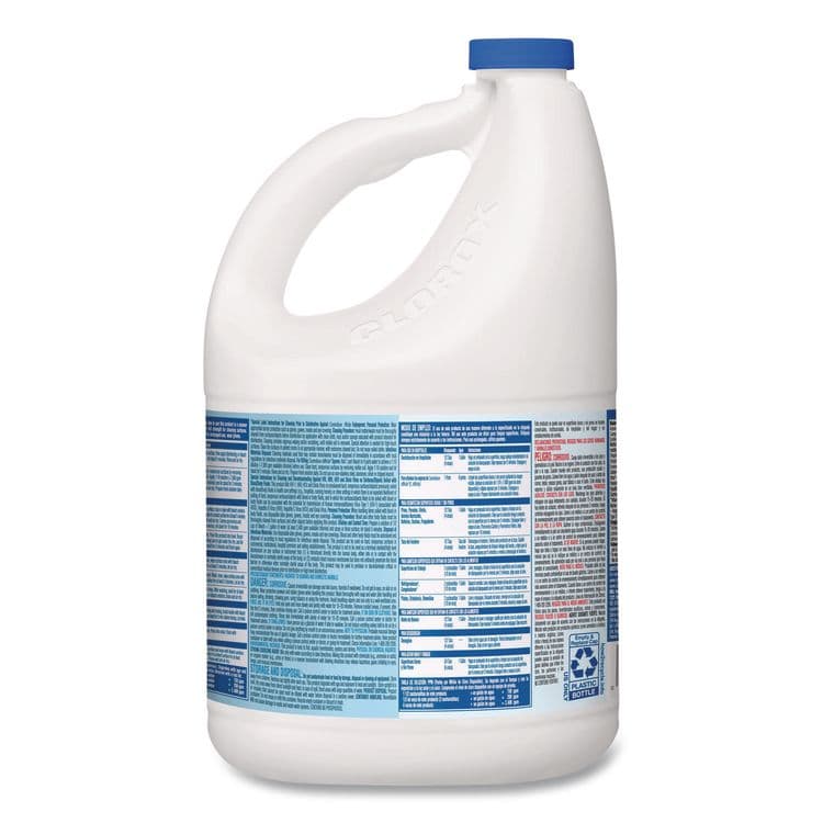 CLOROX SALES CO. CloroxPro Concentrated Germicidal Bleach, Regular, 121 oz Bottle, 3/Carton (CLO30966CT) thumbnail 4