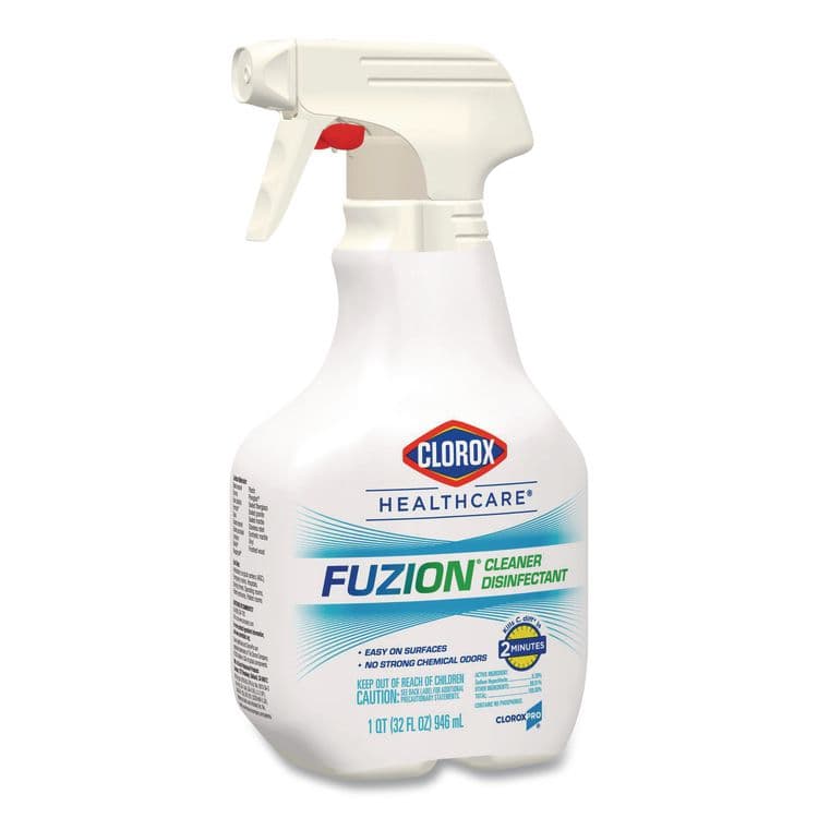 CLOROX SALES CO. Fuzion Cleaner Disinfectant, Unscented, 32 oz Spray Bottle, 9/Carton (CLO31478) thumbnail 2