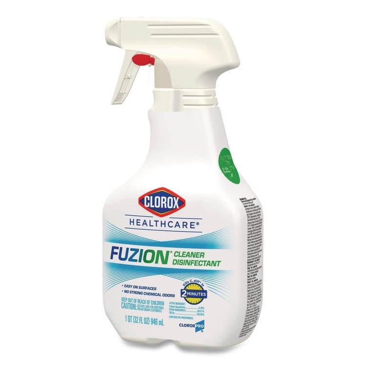 CLOROX SALES CO. Fuzion Cleaner Disinfectant, Unscented, 32 oz Spray Bottle, 9/Carton (CLO31478) thumbnail 3