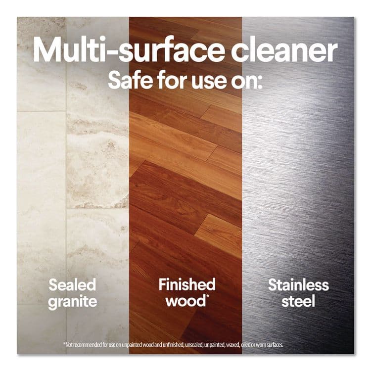 CLOROX SALES CO. Disinfecting Cleaning Wipes, Flex Pack, 1-Ply, 8 x 7, Lemon Scent, White, 75 Towels/Box (CLO31404EA) thumbnail 3