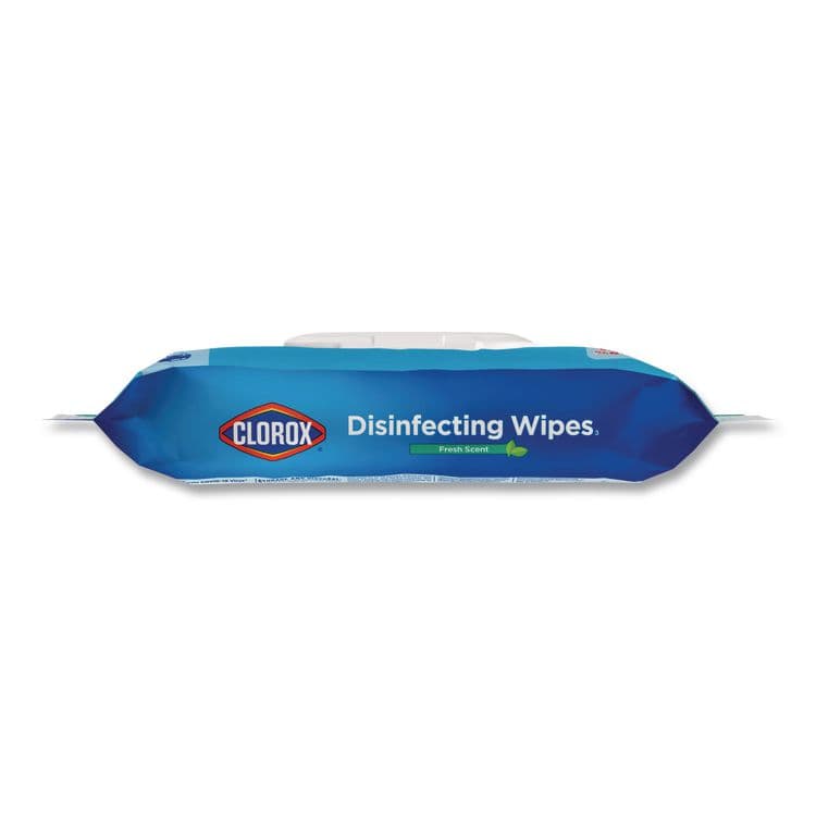 CLOROX SALES CO. Disinfecting Cleaning Wipes, Flex Pack, 1-Ply, 8 x 7, Fresh Scent, White, 75 Towels/Box (CLO31430EA) thumbnail 4