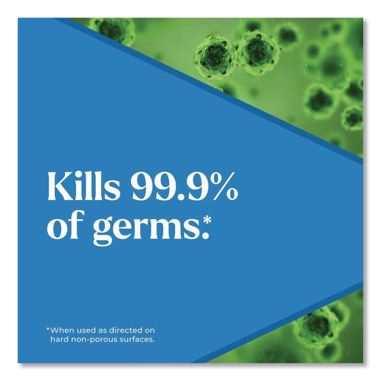 CLOROX SALES CO. CloroxPro EcoClean Disinfecting Wipes, 1-Ply, 8 x 7, Unscented, White, 75 Count (CLO60605EA) thumbnail 4