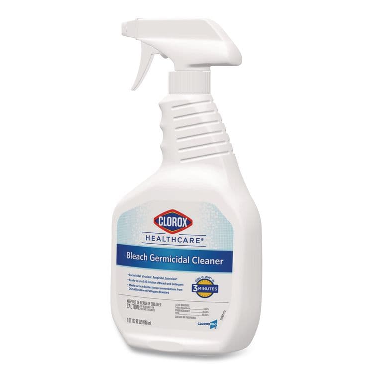 CLOROX SALES CO. Bleach Germicidal Cleaner, 32 oz Spray Bottle (CLO68970EA) thumbnail 3