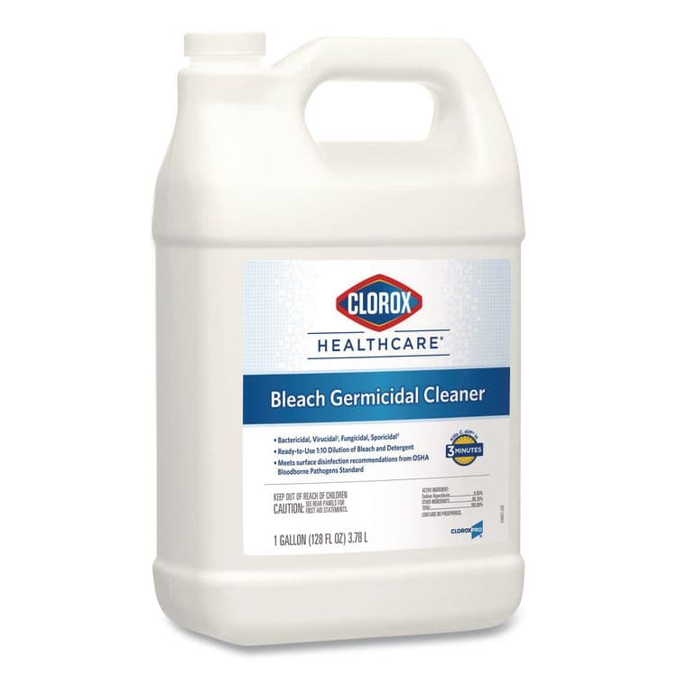 CLOROX SALES CO. Bleach Germicidal Cleaner, 128 oz Refill Bottle (CLO68978EA) thumbnail 2