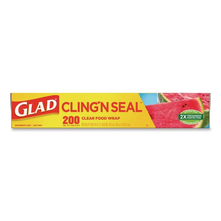 CLOROX SALES CO. Cling'N Seal Plastic Food Wrap, 11.62" x 69 yd (CLO00020) thumbnail 2