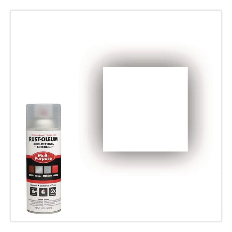 RUST-OLEUM CORPORATION Industrial Choice 1600 System Multi-Purpose Enamel Spray Paint, Gloss Crystal Clear, 12 oz Aerosol Can, 6/Carton (RST1610830) thumbnail 3