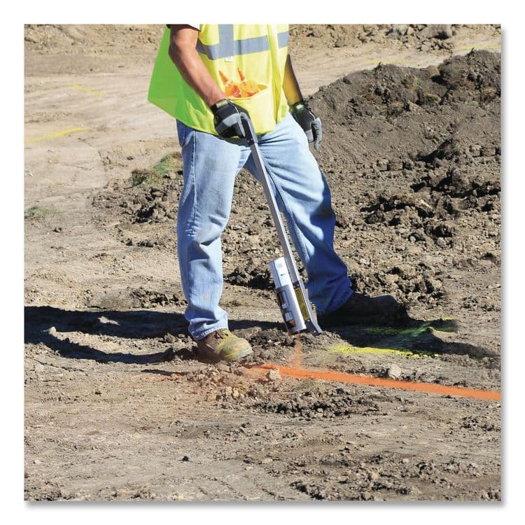 RUST-OLEUM CORPORATION Industrial Choice M1800 System Water-Based Precision Line Marking Paint, Gloss Yellow, 17 oz Aerosol Can, 12/Carton (RST203033) thumbnail 4