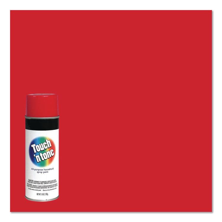 RUST-OLEUM CORPORATION Touch'n Tone Spray Paint, Gloss Red, 10 oz Aerosol Can, 6/Carton (RST55270830) thumbnail 3