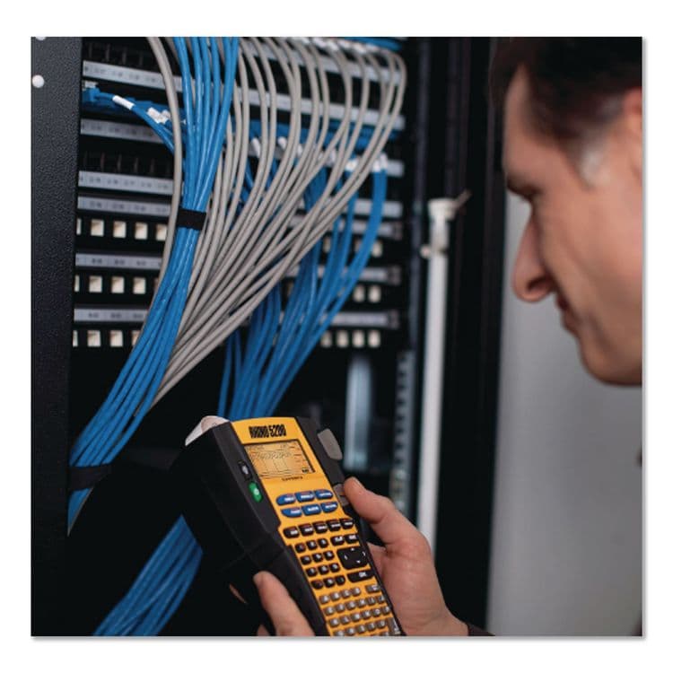 DYMO Rhino 5200 Industrial Label Maker Kit, 5 Lines, 4.9 x 9.2 x 2.5 (DYM1756589) thumbnail 4