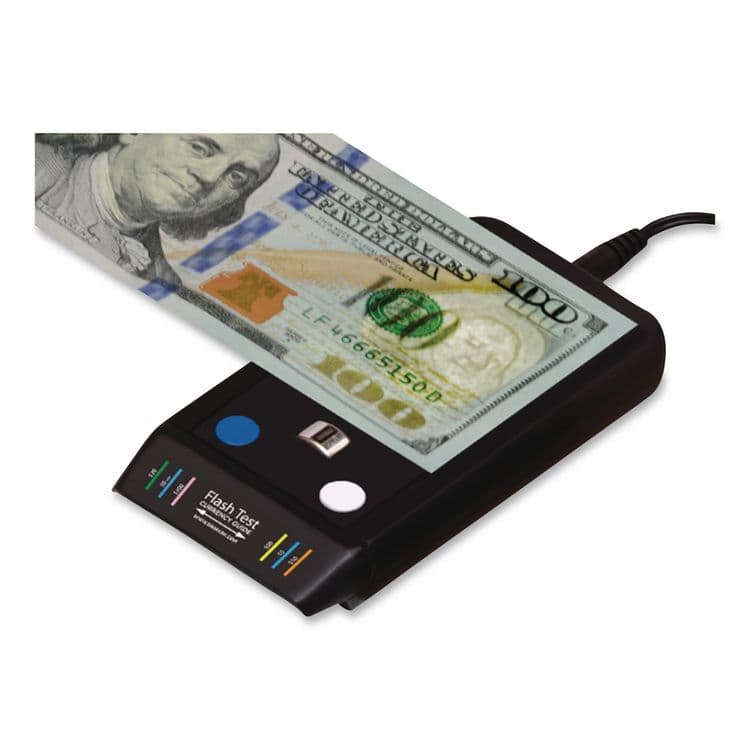 DRI-MARK PRODUCTS FlashTest Counterfeit Detector for USD, 3 Detection Methods, 2.5" x 4.5" x 0.8", Black (DRI351FT) thumbnail 4