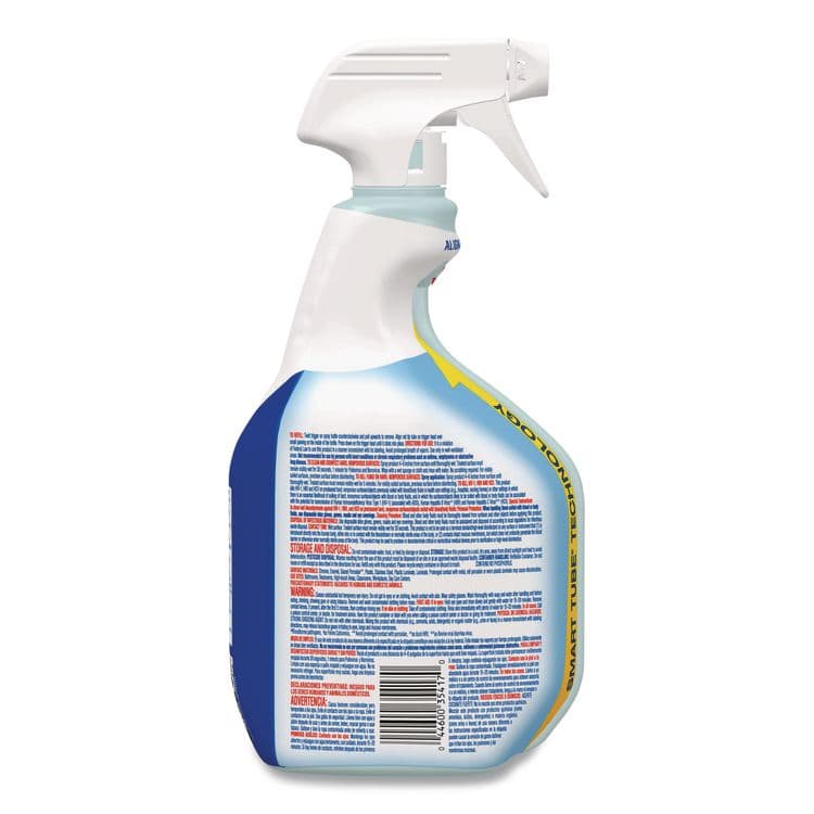 CLOROX SALES CO. CloroxPro Clean-Up Disinfectant Cleaner with Bleach, 32 oz Smart Tube Spray (CLO35417EA) thumbnail 4