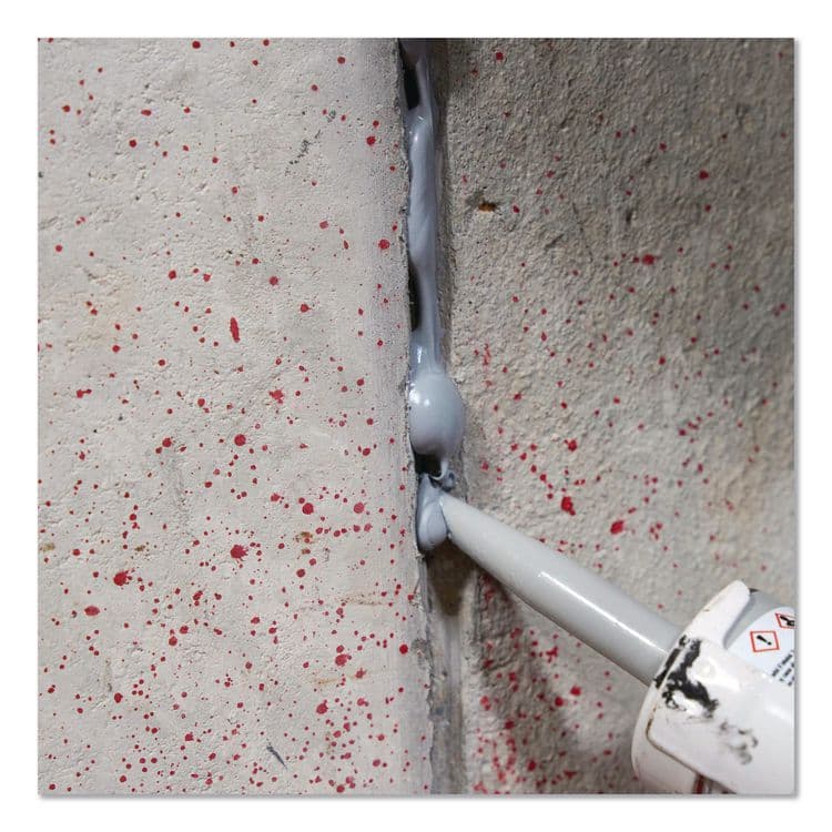 RUST-OLEUM CORPORATION Concrete Saver TurboKrete All-Purpose Epoxy Repair, 9 oz Cartridge, Gray, 12/Carton (RST257395) thumbnail 2