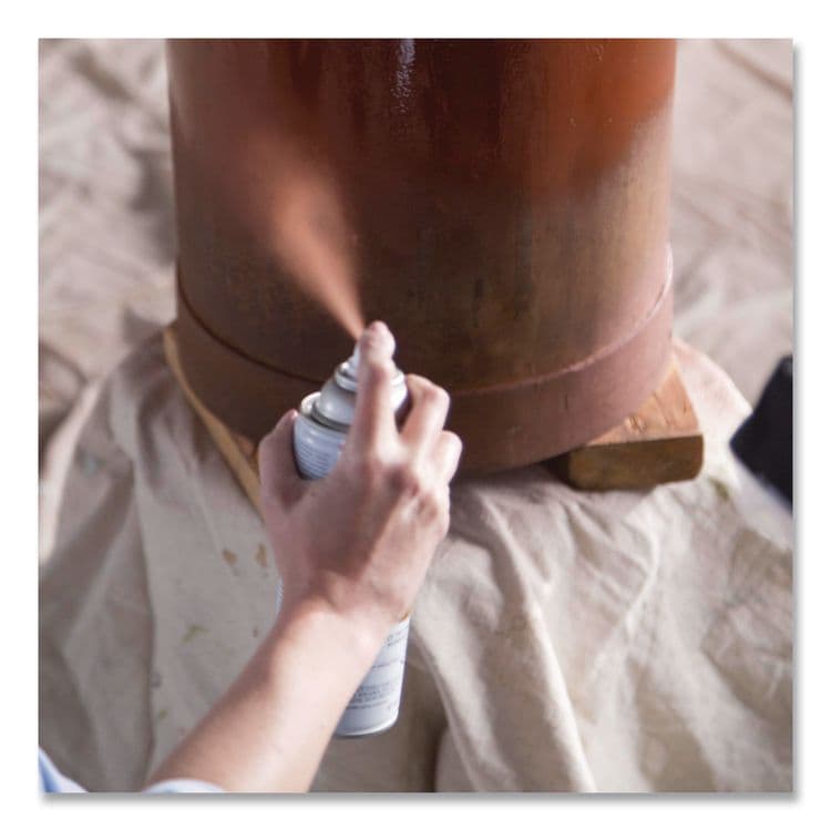 RUST-OLEUM CORPORATION Stops Rust Spray Paint, Flat Rusty Metal, 12 oz Aerosol Can, 6/Carton (RST7769830) thumbnail 4