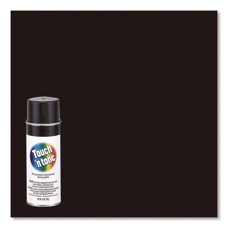RUST-OLEUM CORPORATION Touch'n Tone Spray Paint, Gloss Black, 10 oz Aerosol Can, 6/Carton (RST55276830) thumbnail 3
