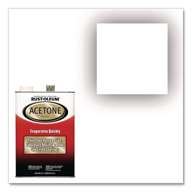 RUST-OLEUM CORPORATION Acetone, 1 gal Can, 2/Carton (RST248668) thumbnail 3