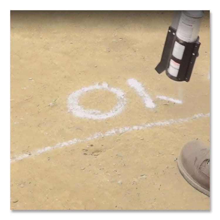 RUST-OLEUM CORPORATION Industrial Choice M1400 System Water-Based Construction Marking Paint, Gloss White, 17 oz Aerosol Can, 12/Carton (RST264692CT) thumbnail 4