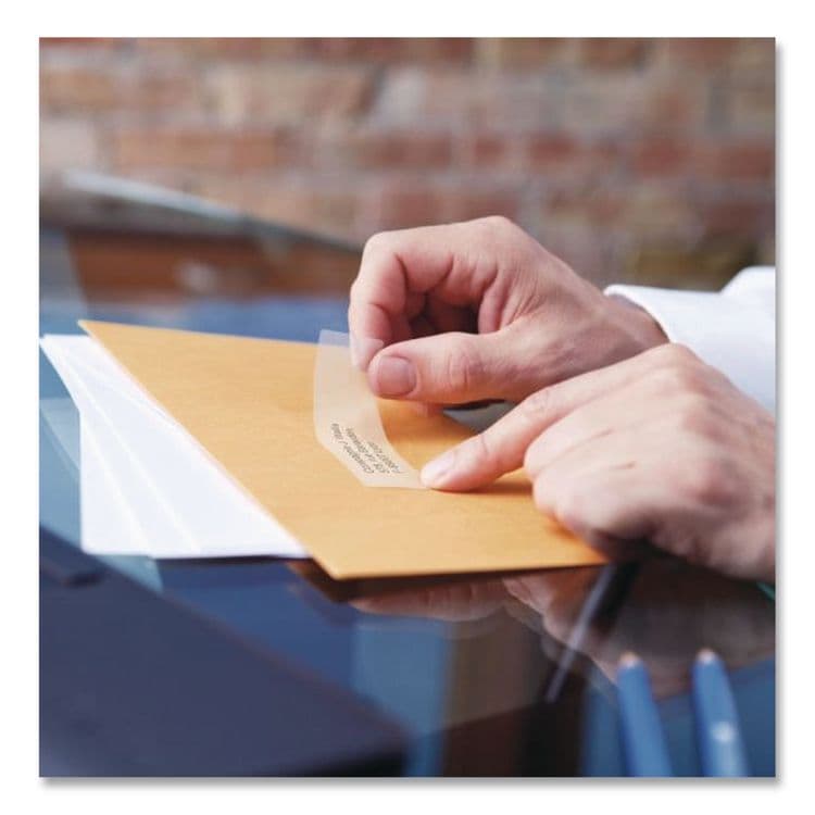 DYMO LabelWriter Address Labels, 1.12" x 3.5", Clear, 130 Labels/Roll (DYM30254) thumbnail 3