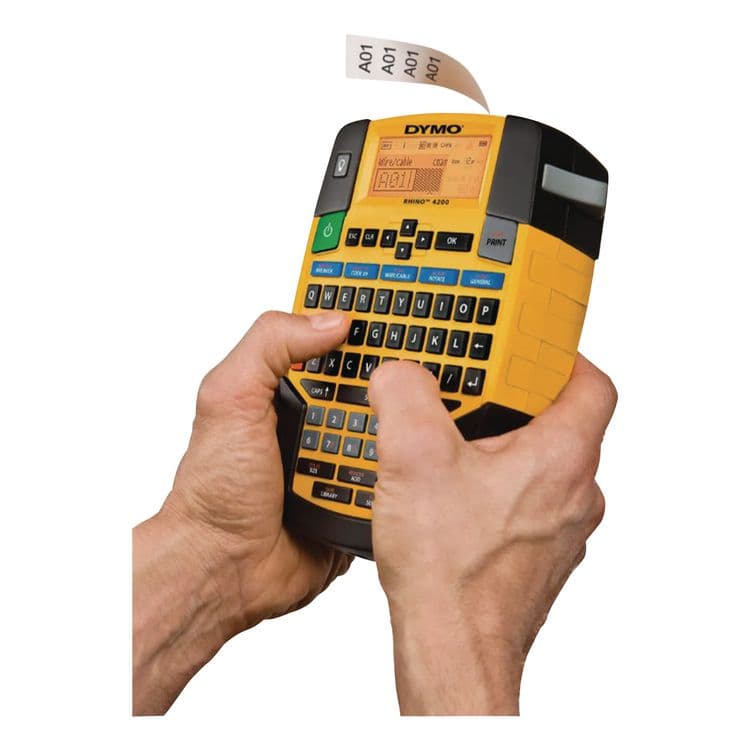 DYMO Rhino Industrial 4200 Label Maker, 1 Line, 4.06 x 8.46 x 2.24 (DYM1835374) thumbnail 3