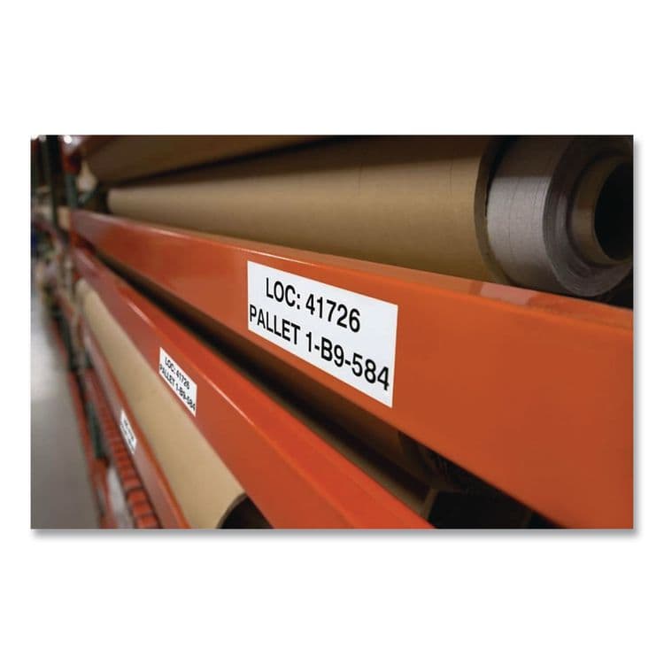 DYMO XTL All-Purpose Vinyl Labels, 2" x 24.6 ft, Black on White (DYM1868755) thumbnail 3