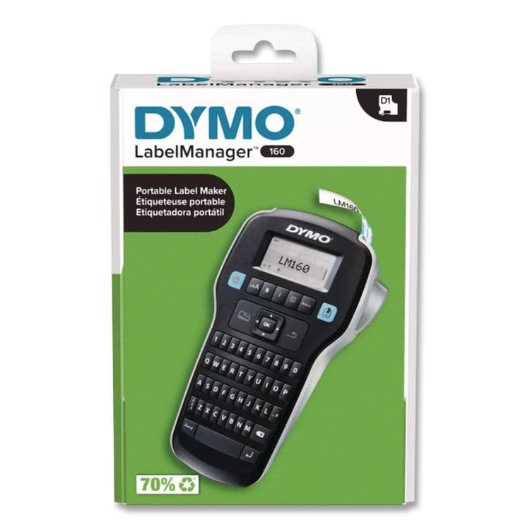DYMO LabelManager 160P Label Maker, 2 Lines, 7.9 x 4.65 x 1.9 (DYM2175086) thumbnail 3