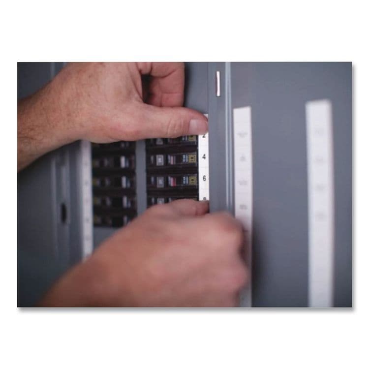 DYMO Rhino Permanent Vinyl Industrial Label Tape, 0.5" x 18 ft, Clear/Black Print (DYM622289) thumbnail 4