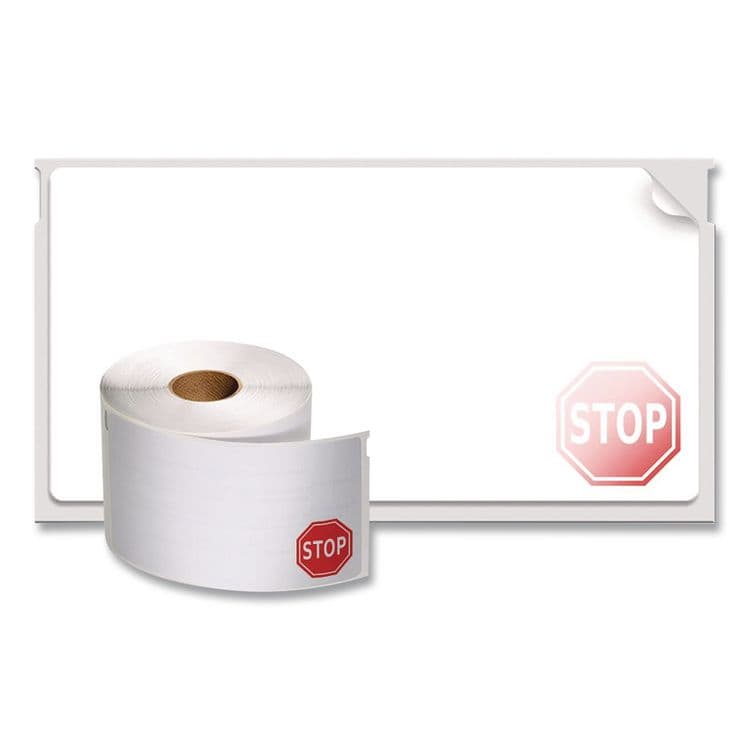 DYMO Visitor Management Time-Expiring Name Badges, Adhesive, 2.25" x 4", 250 Labels/Box (DYM30911) thumbnail 2