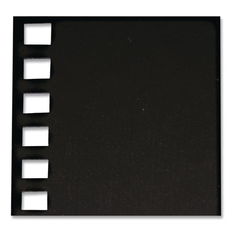 ACCO BRANDS, . Opaque Plastic Presentation Covers for Binding Systems, Plastic, Square Corners, 11 x 8.5, Black, 50/Pack (GBC2514493) thumbnail 4