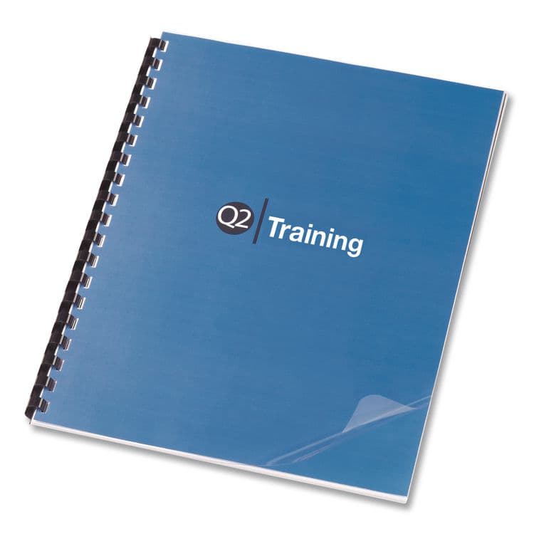 ACCO BRANDS, . Clear View Pre-Punched Presentation Covers for Binding Systems, Plastic, Round Corners, 11.25 x 8.75, Clear, 100/Box (GBC2020024) thumbnail 2