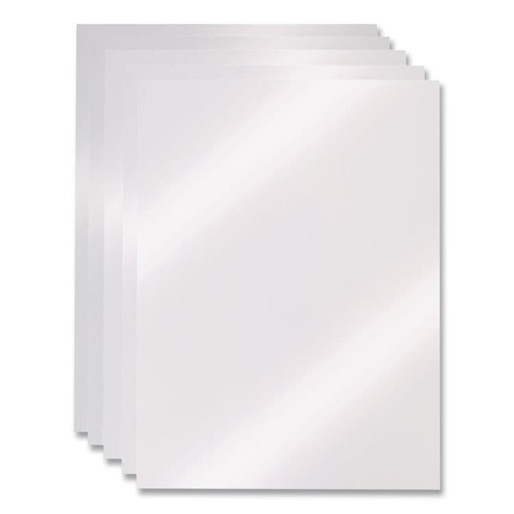 ACCO BRANDS, . Clear View Presentation Covers for Binding Systems, Plastic, Square Corners, 11 x 8.5, Clear, 100/Box (GBC2000041) thumbnail 4
