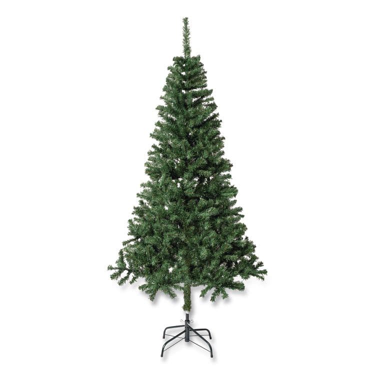 NATIONAL TREE COMPANY Linden Spruce Tree, 37" x 37" x 72", Green Tree, Green Tree Stand (NTTLIN850060)