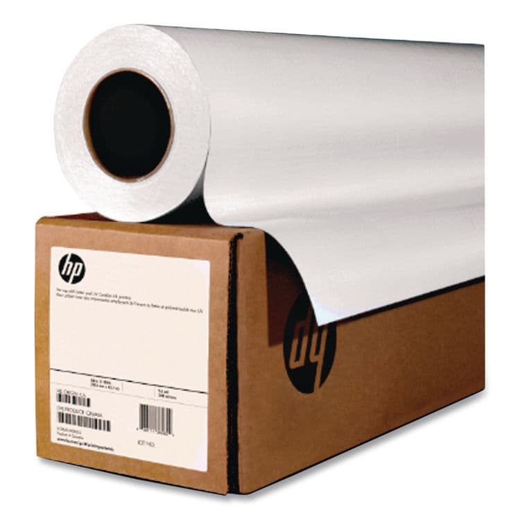 HP DesignJet Inkjet Large Format Paper, 6.6 mil, 60" x 225 ft, Coated White (HEWQ1957A)