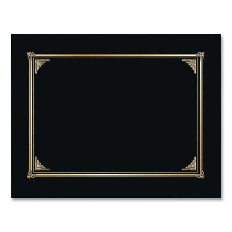 GEOGRAPHICS Certificate/Document Cover, 12.5 x 9.75, Black, 6/Pack (GEO45331) thumbnail 4