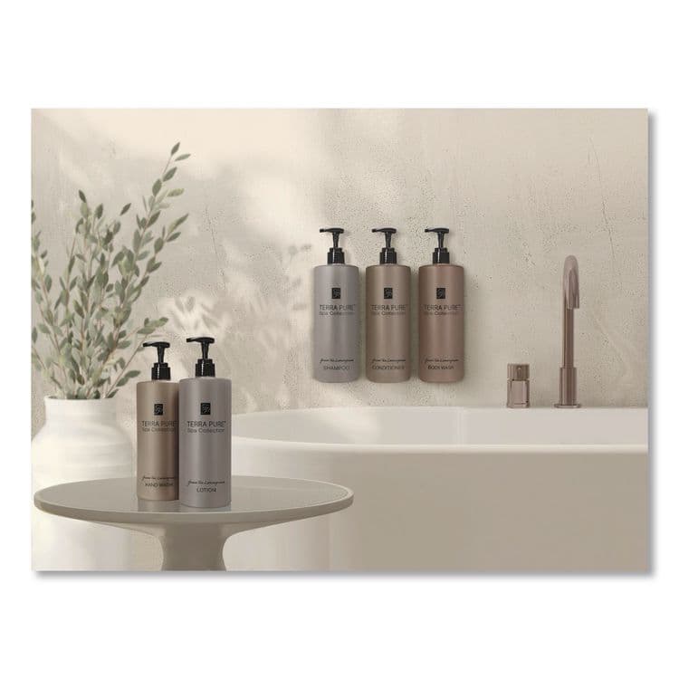 DIVERSIFIED HOSPITALITY SOLUTIONS, LTD. Terra Pure Shampoo Air Pump, Green Tea Lemongrass Scent, 16.32 oz Bottle (DHS458944EA) thumbnail 4