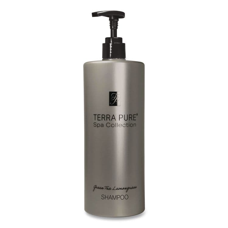 DIVERSIFIED HOSPITALITY SOLUTIONS, LTD. Terra Pure Shampoo Air Pump, Green Tea Lemongrass Scent, 16.32 oz Bottle (DHS458944EA)