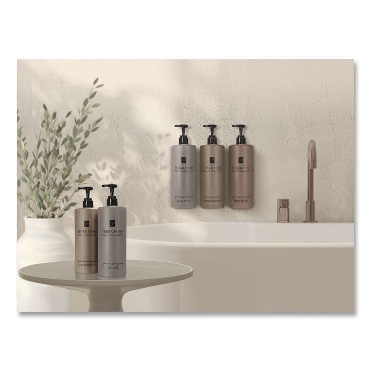 DIVERSIFIED HOSPITALITY SOLUTIONS, LTD. Terra Pure Body Wash Air Pump, Green Tea Lemongrass Scent, 16.23 oz Bottle (DHS458968EA) thumbnail 4