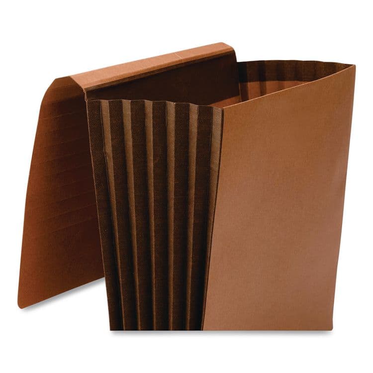 SMEAD MANUFACTURING CO. TUFF Expanding Wallets, 7" Expansion, 1 Section, Elastic Cord Closure, Letter Size, Redrope (SMD71165) thumbnail 4