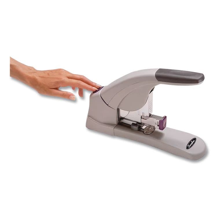 ACCO BRANDS, . LightTouch Heavy-Duty Stapler, 120-Sheet Capacity, Gray (SWI90010) thumbnail 2