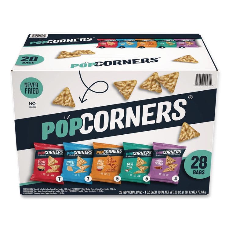 PEPSICO Popped Corn Chips Snacks Variety Pack, Assorted Flavors, 1 oz Bag, 28/Pack (GRR22002179) thumbnail 4