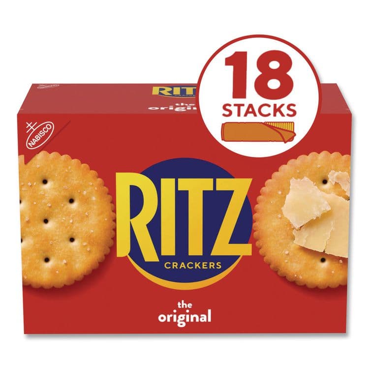 NABISCO FOOD GROUP Original Crackers, Buttery, 18 Individually Wrapped Sleeves, 3 lb Box, 1 Box/Carton (GRR22002636) thumbnail 2